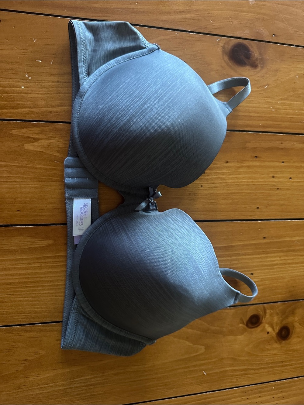 Secret Treasures Smooth Padded T-Shirt Bra - Gray